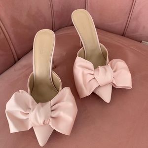 House of CB Pink Bow Heels
